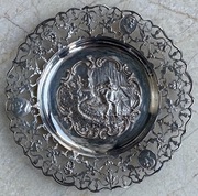 Talerzyk, paterka (bonbon) srebro XIX w Holandia
