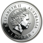 Kookaburra 2008 moneta srebrna Ag 9999 1 oz