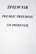 Śpiewnik z akordami, polskie pios., 220 utworów A5