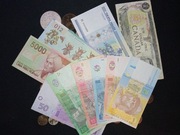 Sprzedam zestaw monet (100) + banknoty (10)