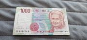 1000 Lire Mille Banca D' Italia 1990