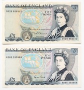 Wielka Brytania - Anglia 5 funtów 1971 P.378