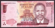 MALAWI 100 Kwacha 2017