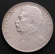 Czechosłowacja 100 koron 1949 - Stalin - srebro