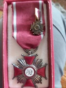 Medal PRL Srebrny Krzyż Zasługi+ miniaturka