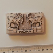 magnes na lodówkę Poznań 3D Koziołki wypukły