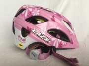 Kask  dziecięcy LAZER P'NUT  Pink Flower 46-50 cm 