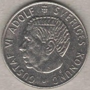 Szwecja 1 korona krona 1973, 25 mm