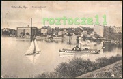 OSTRÓDA Osterode Drewenzbucht  parowiec łódź 1913