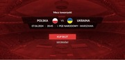 Bilet-y na mecz Polska - Ukraina - Warszawa -07.06
