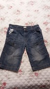 Szorty jeansowe F&F 140 krótkie spodenki 