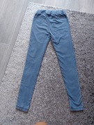 Spodnie jegginsy niebieskie Reserved 152 idealne