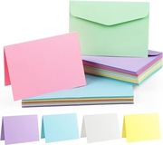 60x Koperty kartki kolorowe rękodzieło zaproszenia