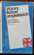 Wzory listów angielskich Fałkowska Majewski Pawłow