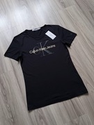 T-shirt damski czarny Calvin Klein - rozmiar XS! 