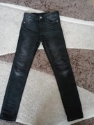 Jeansy H&M rozmiar 122 - 128 skinny fit