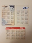 Kalendarzyki listkowe