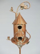 Karmnik Metalowy Domek dla Ptaków - Dekoracja