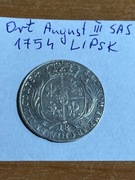 Ort August 3 Sas 1754 Lipsk 