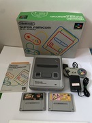 Nintendo Super Famicom SFC SNES BOX+gry Zestaw