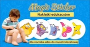 Naklejki Edukacyjne dla nocnika Magic Sticker 5szt