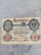 Banknot 20 marek 1908 r