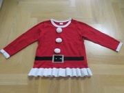 H&M sweter Mikołaj 98 104 Mikołajka świąteczny