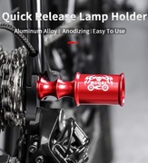 Nakrętka szpilka rower Lampa Kamera Go-Pro MUZIQ 