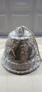 Dzwonek świąteczny ceramiczny duży