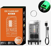 Kompaktowa Latarka z USB-C i Światłem UV - EDC V3