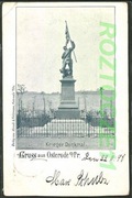OSTRÓDA Osterode Krieger Denkmal pomnik 1898