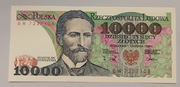 Banknot PRL 10000 zł. 1988 r. seria BW  rzadka L5 UNC