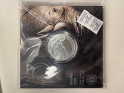 Big Five - Rhino Srebro 1 oz moneta premium