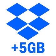 DROPBOX DOŁADOWANIE +5GB NA ZAWSZE