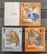 AUSTRIA 1994 obiekty sakralne 6 € zestaw idealne
