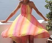Sukienka kolorowa lato H&M 5-6y śliczna