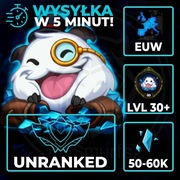 Konto League of Legends Smurf LoL EUW 50-60K BE