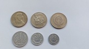 Komplet monet obiegowych z 1969 roku.