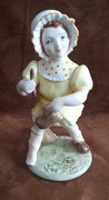 Figurka porcelanowa Dziewczyna z miotłą