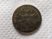 moneta 2 zł 90. rocznica odzyskania niepodległości