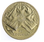 Moneta 2 zł 90 Rocznica Odszyskania Niepodległości