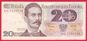 Banknot 20 zł - Romuald Traugutt - Stan II