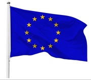 NA MASZT 150x90 cm Flaga Unii  Europejskiej Unijna