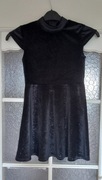 Nowa elegancka czarna sukienka C&A rozm 134/140cm 
