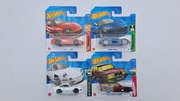 Zestaw 4 samochodzików HotWheels