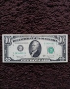 10 Dolarów USA 1950- zielona pieczęć 