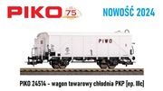 PIKO 24514 wagon towarowy chłodnia PKP NOWOŚĆ 2024