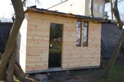 Sauna ogrodowa 2x4m, mobilna, opalana drewnem