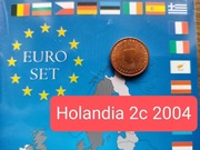 Holandia 2 cent 2004 + 1cent 2004