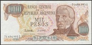 Argentyna 1000 pesos 1976/83 - stan bankowy UNC